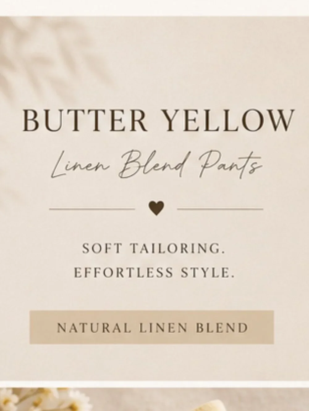 Butter Yellow Linen Blend Pants Size 6 Coastal Minimalist Summer Chic Kasper